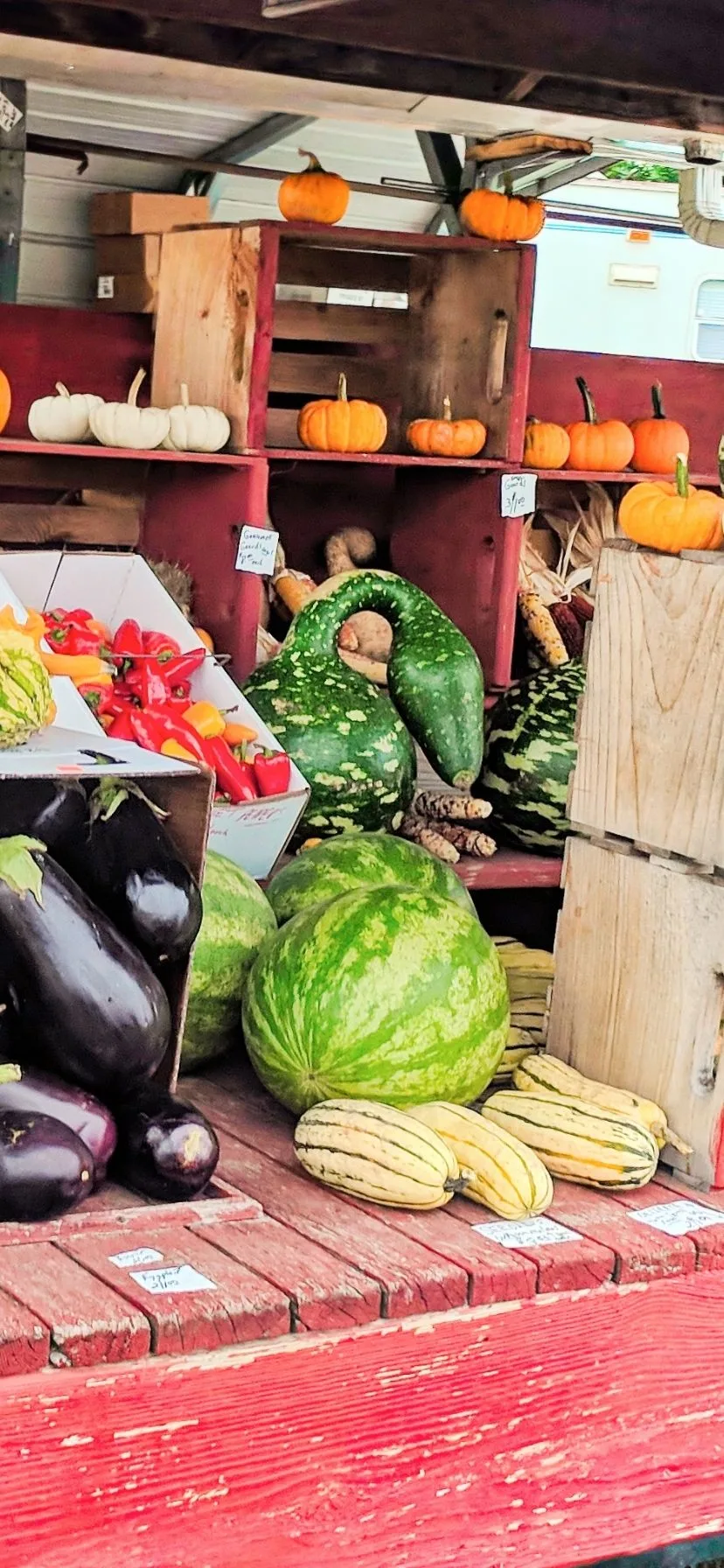 Farm Stand at Lake Chelan Washington Wine Country