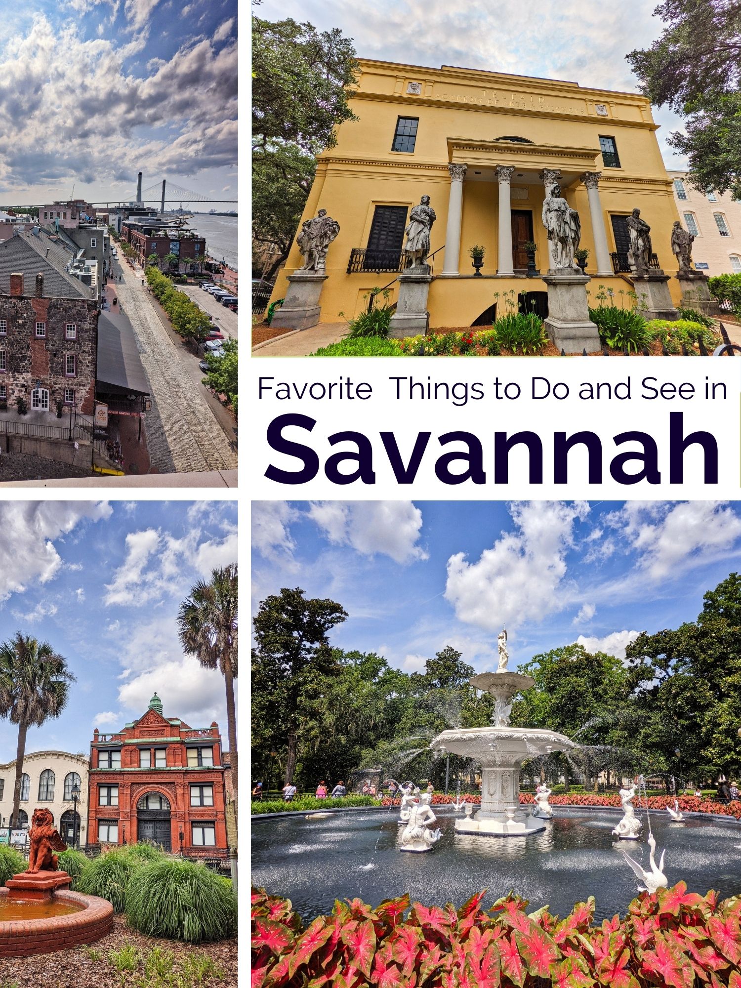 There are tons of things to do in Savannah since it's beautiful in every season. These sights, activities and tours in Savannah are ideal for a short trip or a whole week enjoying Savannah and Tybee Island.