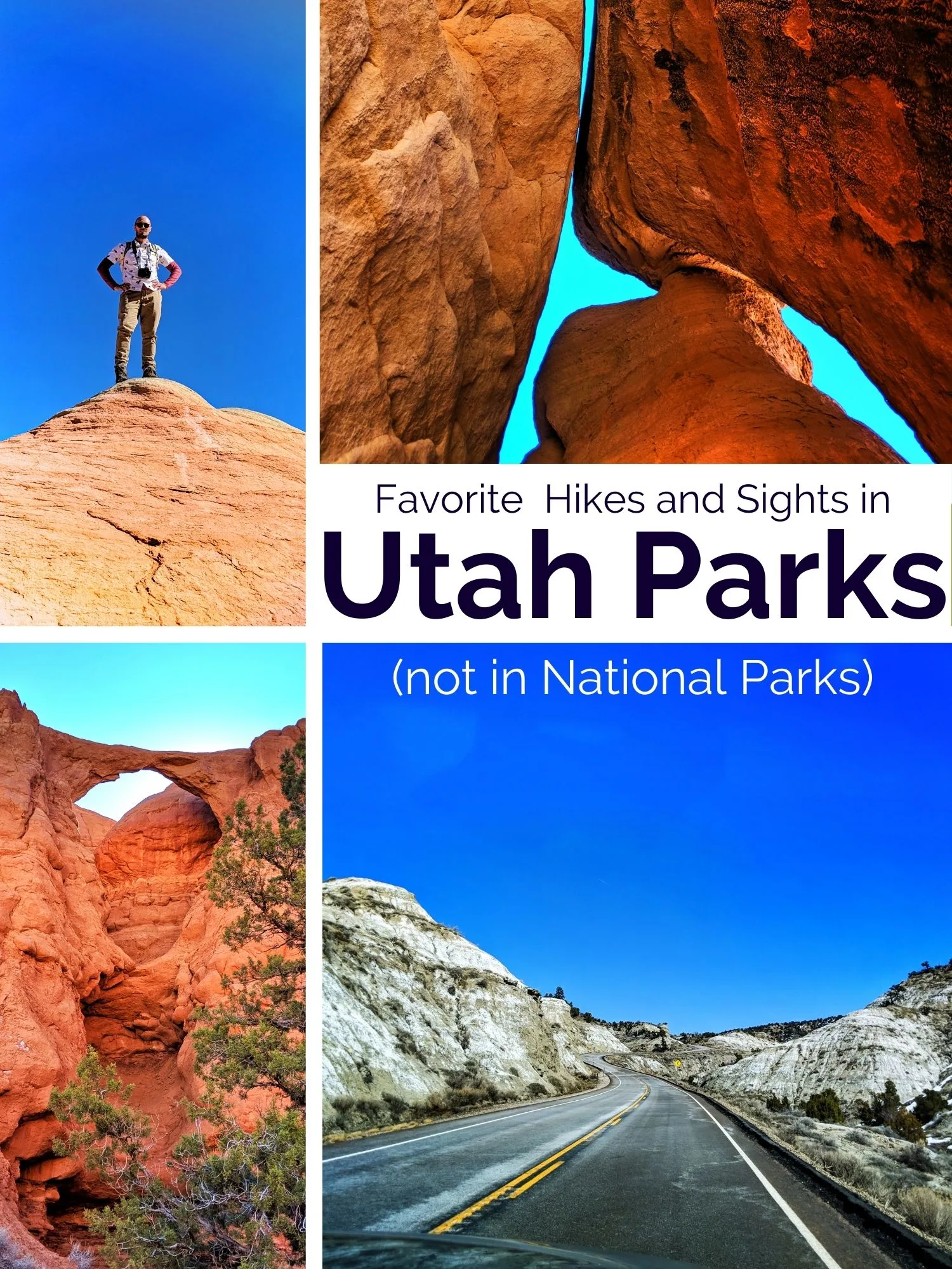 Utah State Parks and BLM sites are just as incredible as its National Parks. Great day trips from Zion or Bryce Canyon, outdoor exploring and hiking.