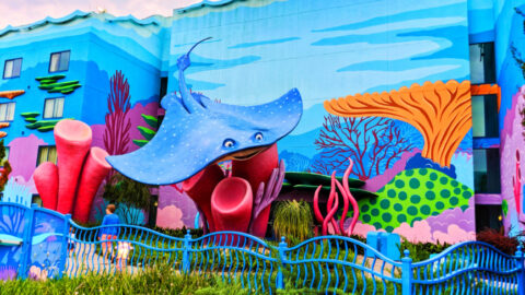 Finding Nemo buildings at Art of Animation Resort Walt Disney World Orlando Florida 1