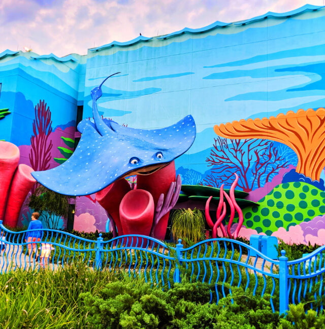 Finding Nemo buildings at Art of Animation Resort Walt Disney World Orlando Florida 1