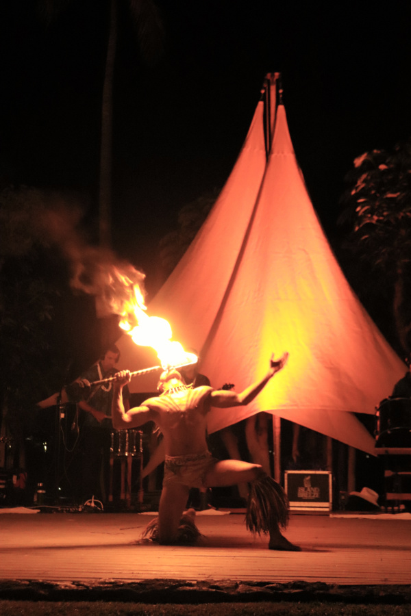 Fire Dancer at Hawaii Loa Luau at Fairmont Orchid Waikoloa Big Island Hawaii 4