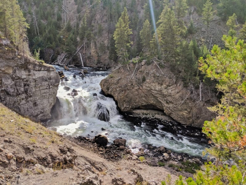 Firehole River in Firehole Canyon Yellowstone NP Wyoming 2