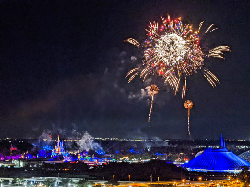 Fireworks over Magic Kingdom From Disneys Contemporary Resort Walt Disney World Orlando 5