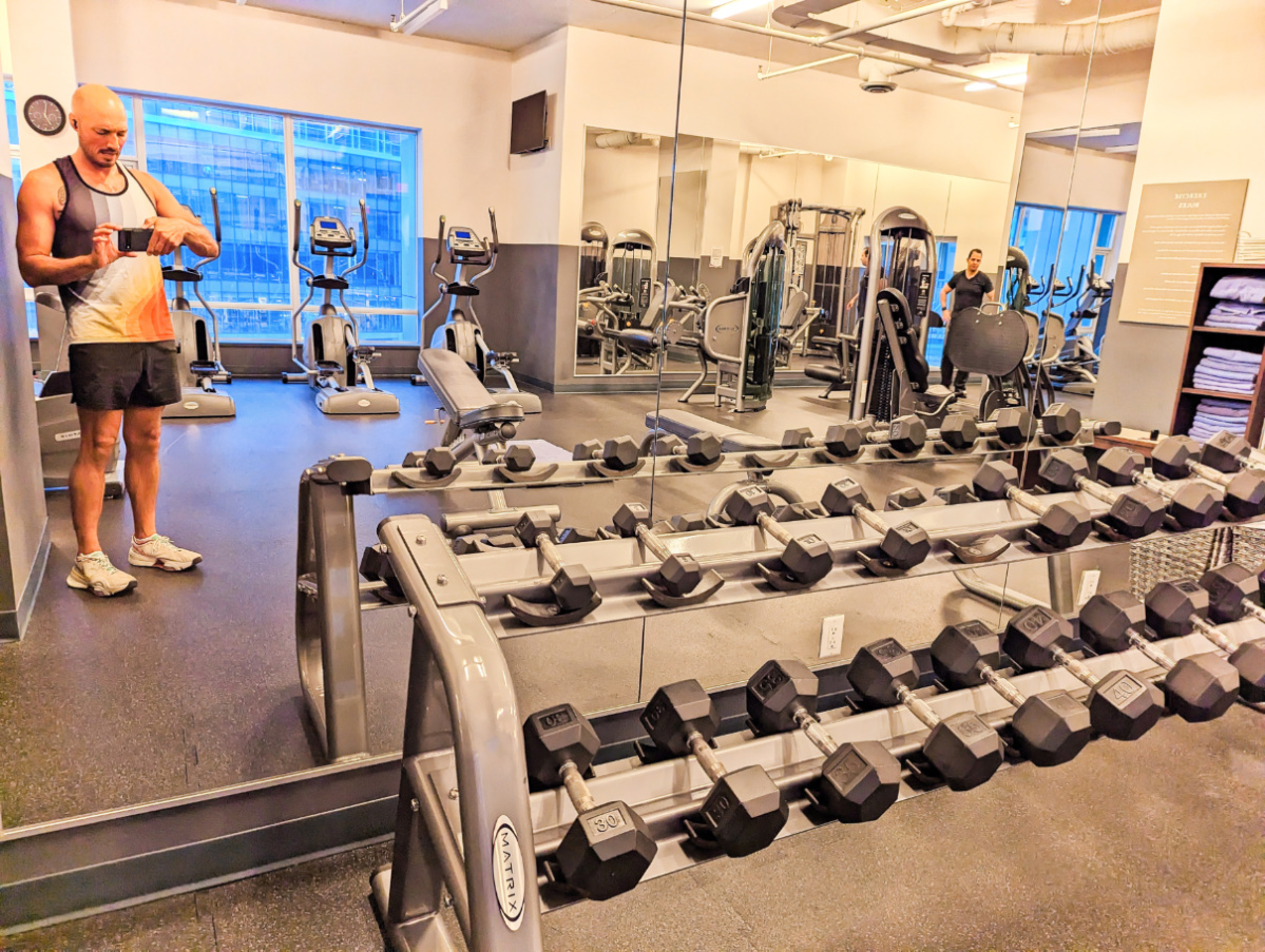 Fitness Center at Coast Coal Harbour Hotel Vancouver BC 1