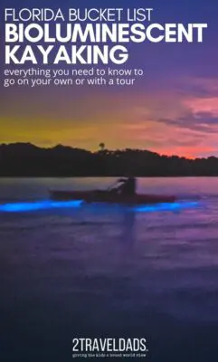 Bioluminescent kayaking in Florida is a bucket list thing to do. Mosquito Lagoon on Indian River is famous for glowing waters and night kayaking. Everything you need to know to go bioluminescent kayaking on your own or with guided tours.