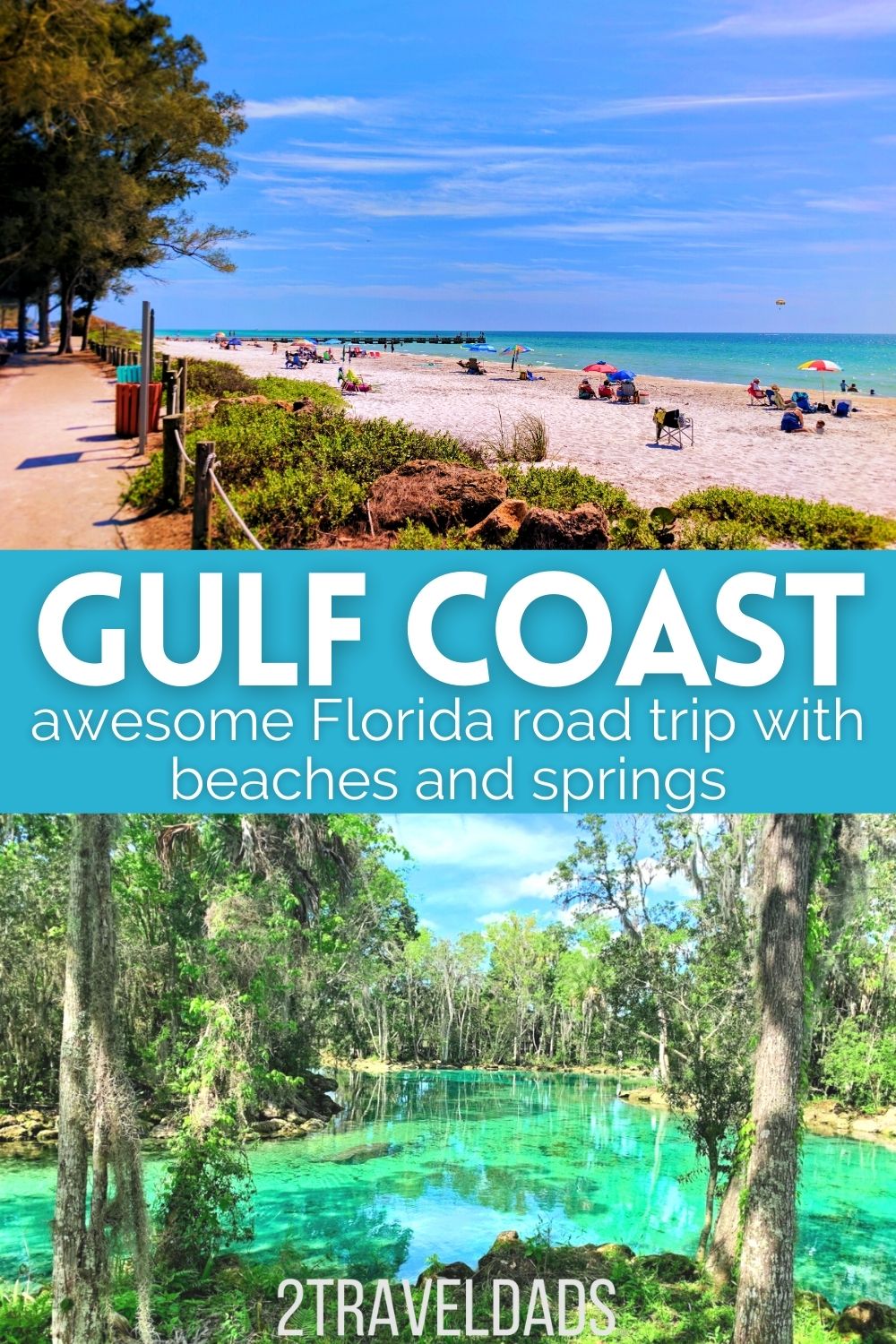 This Florida Gulf Coast road trip plan is perfect for enjoying beautiful beaches, freshwater springs and Florida's National Parks. From Miami to Crystal River, this 6 day itinerary is all you need.