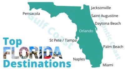 Florida Destinations Map