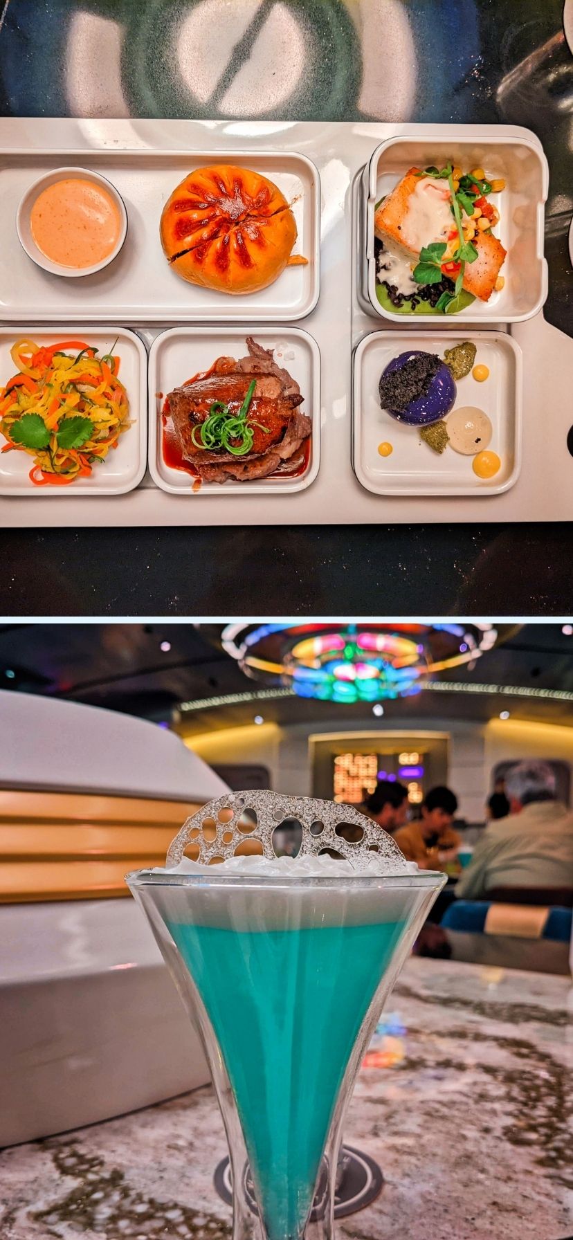 Food and Cocktails on Star Wars Galactic Starcruiser