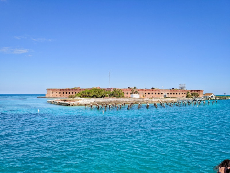 Fort Jefferson in Distance Dry Tortugas National Park Key West Florida Keys 2020 5