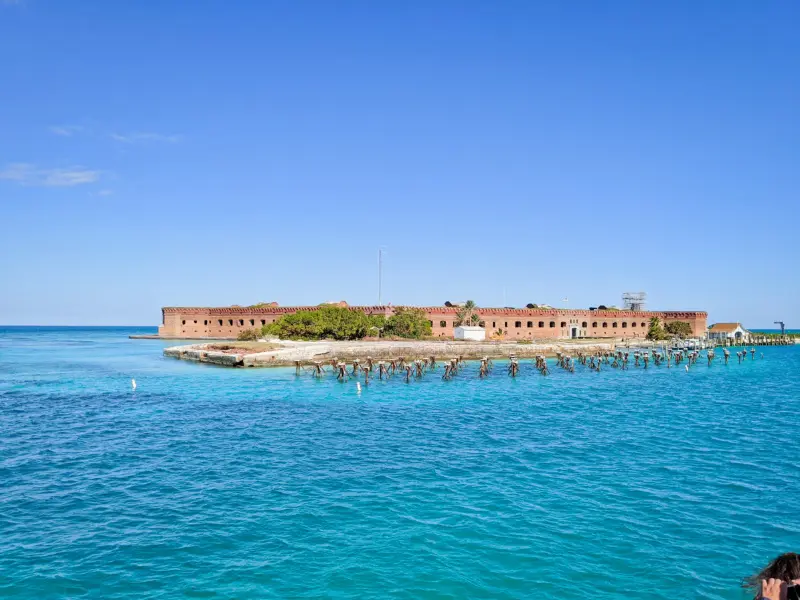 Fort Jefferson in Distance Dry Tortugas National Park Key West Florida Keys 2020 5