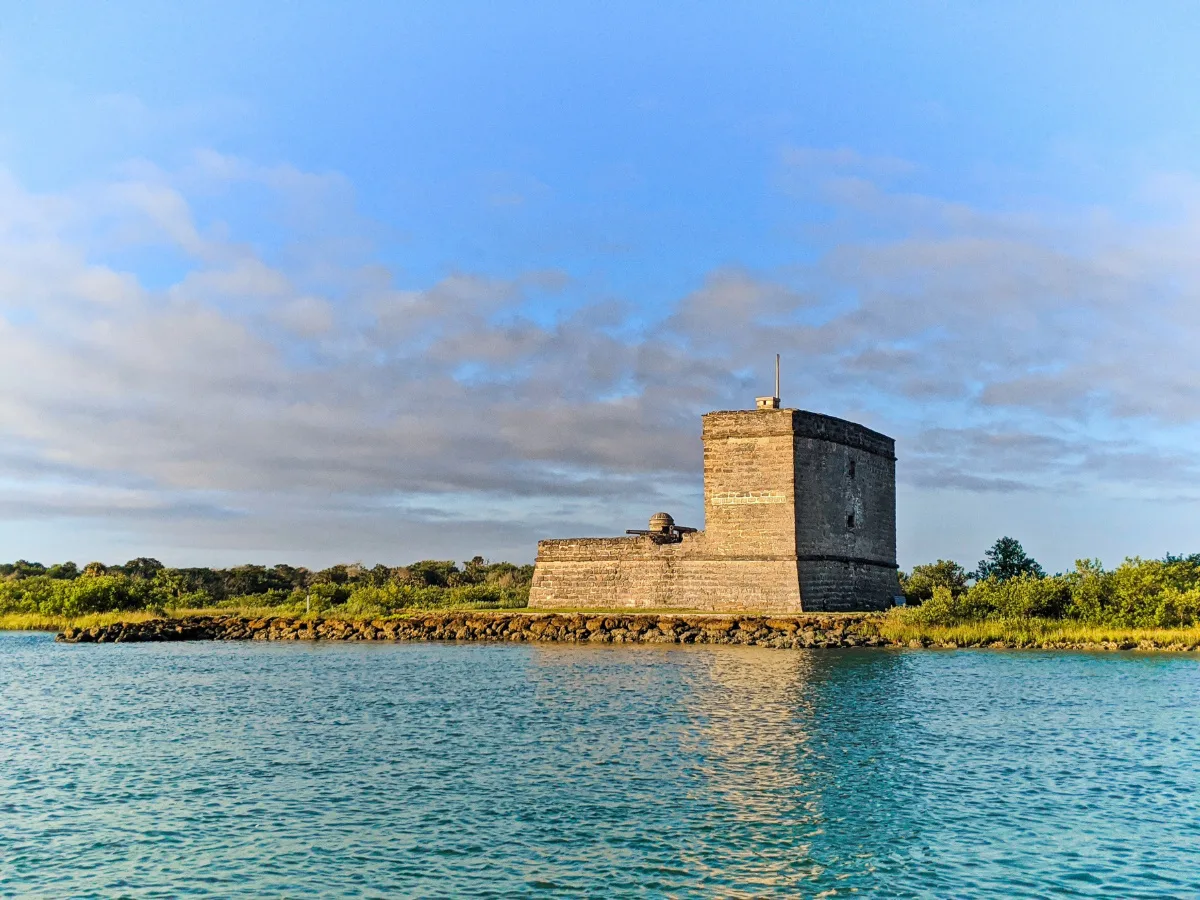 Fort Matanzas National Monument from SUP on River 2020 1