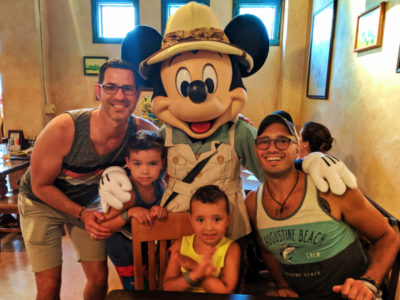 Full Taylor Family Mickey character dining at Tusker House Animal Kingdom Disney World Orlando Florida 2