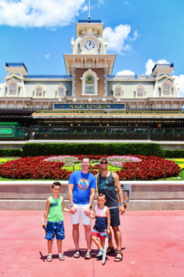 Full Taylor Family PhotoPass Main Street Station at Magic Kingdom Disney World Orlando Florida 3