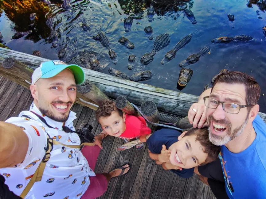 Full Taylor Family at Alligator Farm Saint Augustine Florida 2019 1