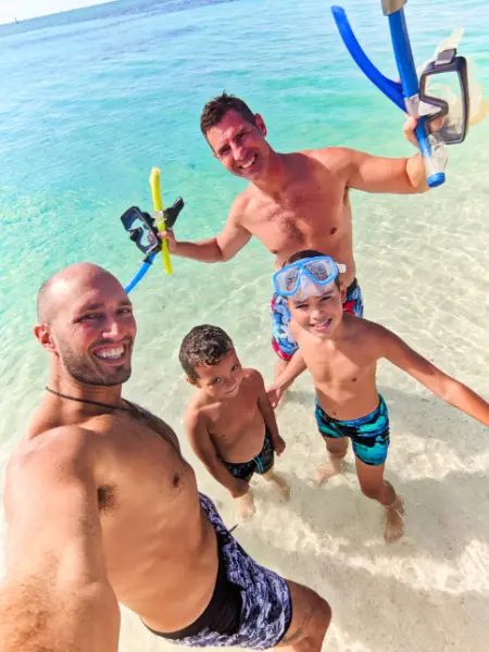 Full Taylor Family at Beach in Dry Tortugas National Park Key West Florida Keys 2020 6