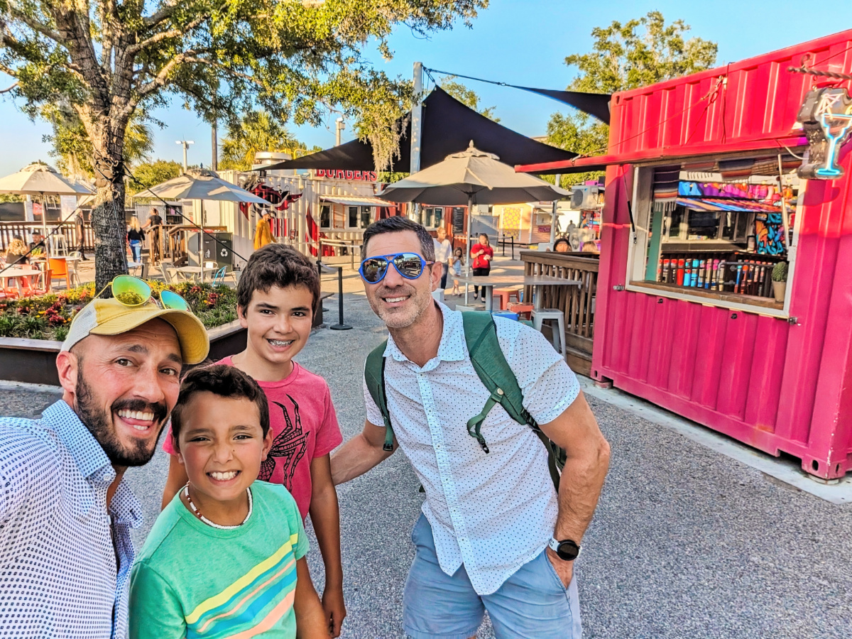 Full Taylor Family at Boxi Park Lake Nona Orlando Florida 2
