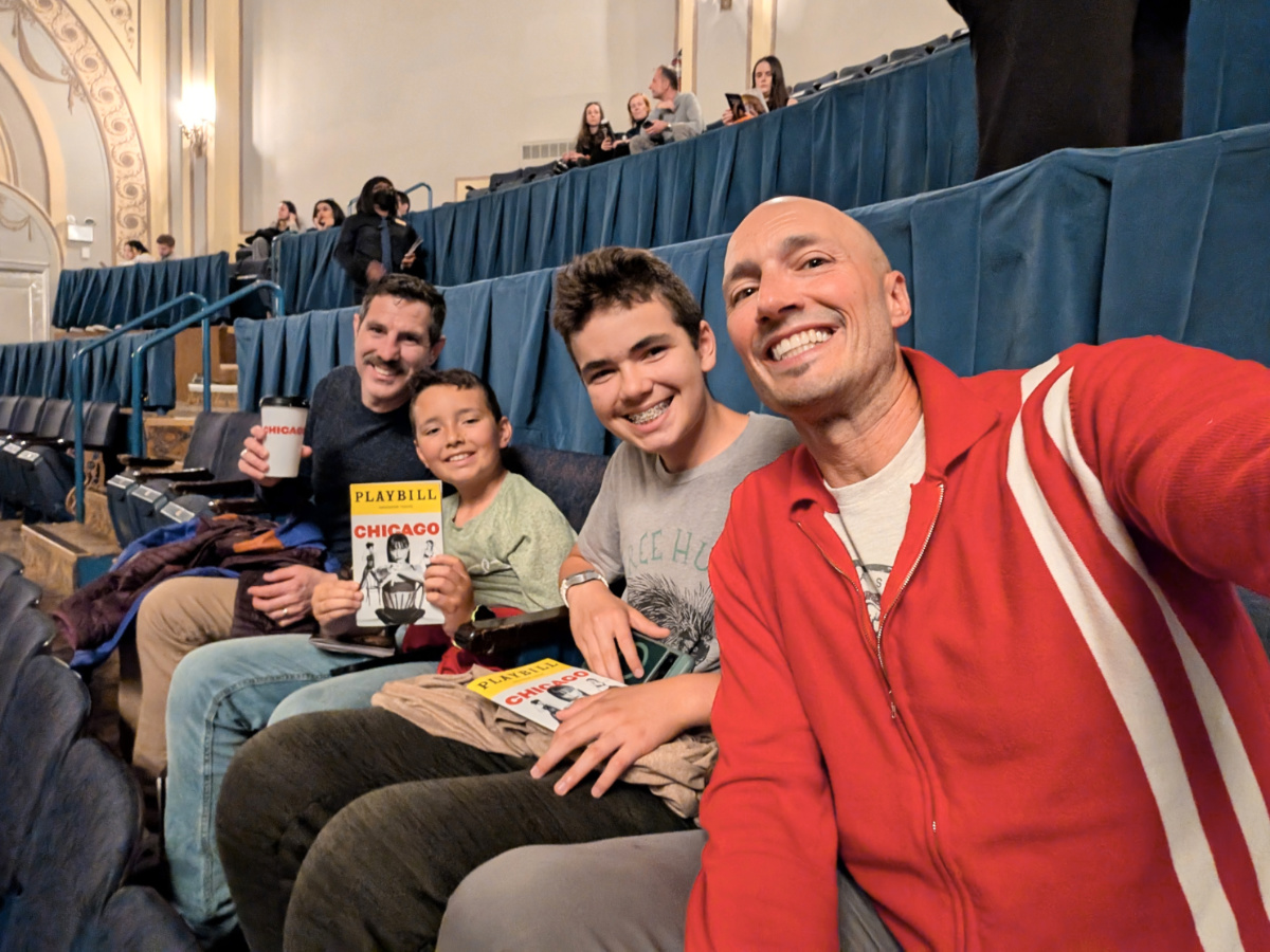 Full Taylor Family at Chicago on Broadway at Ambassador Theater New York City 1