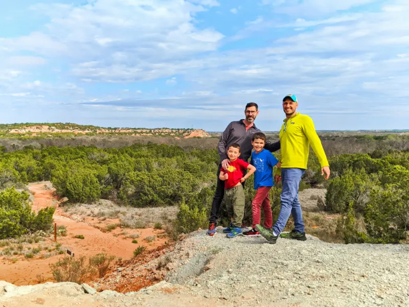 Full Taylor Family at Copper Breaks State Park Quanah Texas 3