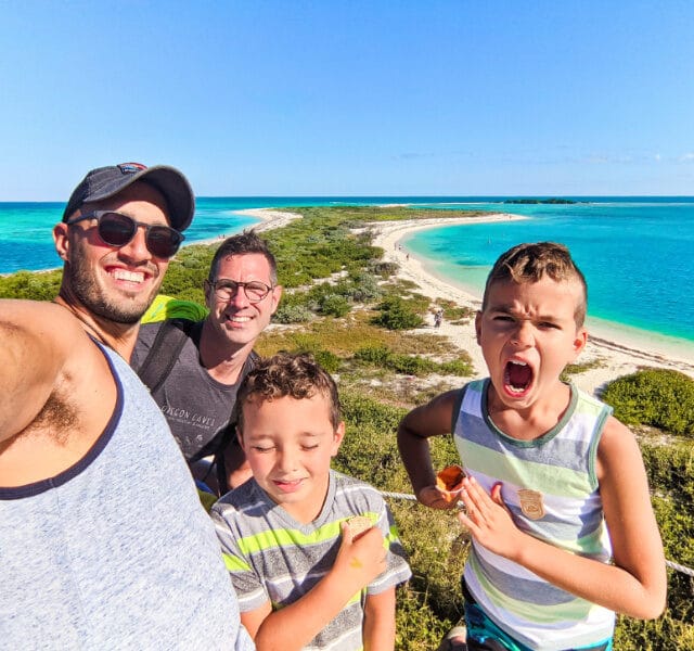 Full Taylor Family at Fort Jefferson Dry Tortugas National Park Key West Florida Keys 2020 2