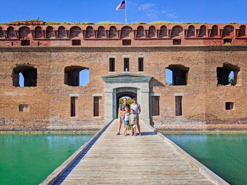 Full Taylor Family at Fort Jefferson Dry Tortugas National Park Key West Florida Keys 2020 3