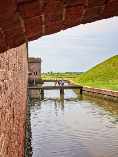 Full Taylor Family at Fort Pulaski National Monument Tybee Island Georgia 1