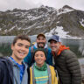 Full Taylor Family at Gold Cord Lake Independence Mine State Park Palmer Alaska 2
