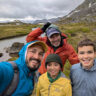 Full Taylor Family at Lane Basin Trail Archangel Valley Palmer Alaska 1