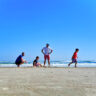Full Taylor Family at Ocean Hammock Park Saint Augustine Beach Florida 1