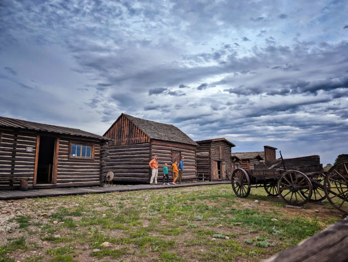 Full Taylor Family at Old Trail Town Cody Wyoming 1