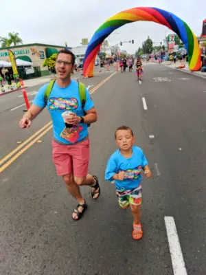 Full Taylor Family at Pride 5k San Diego California 6