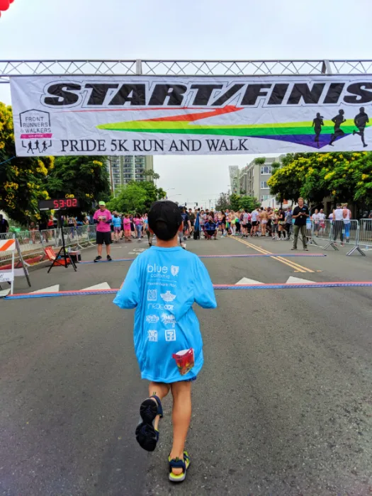 Full Taylor Family at Pride 5k San Diego California 7