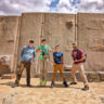 Full Taylor Family atop Inca Ruins at Ollantaytambo Sacred Valley Andes Peru 1