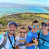 Full Taylor Family hiking at Diamond Head State Monument Honolulu Oahu Hawaii 1
