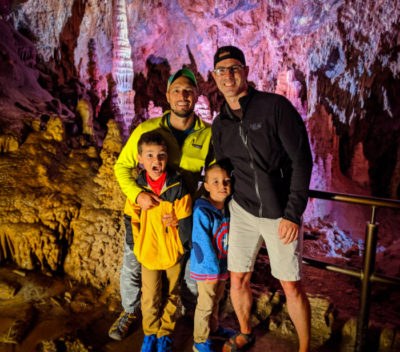 Full Taylor Family in Lewis and Clark Caverns State Park Montana 2