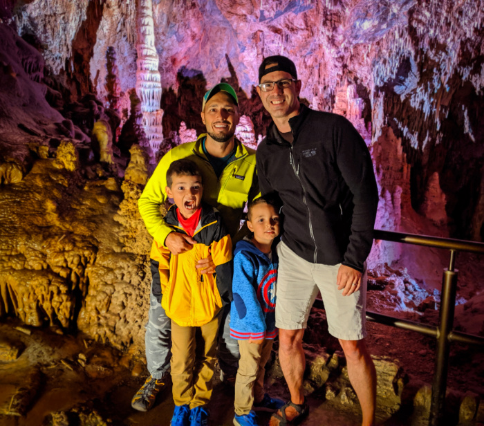 Full Taylor Family in Lewis and Clark Caverns State Park Montana 2