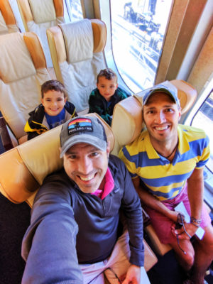 Full Taylor family in Vista Class Cabin on Victoria Clipper Vacations 1