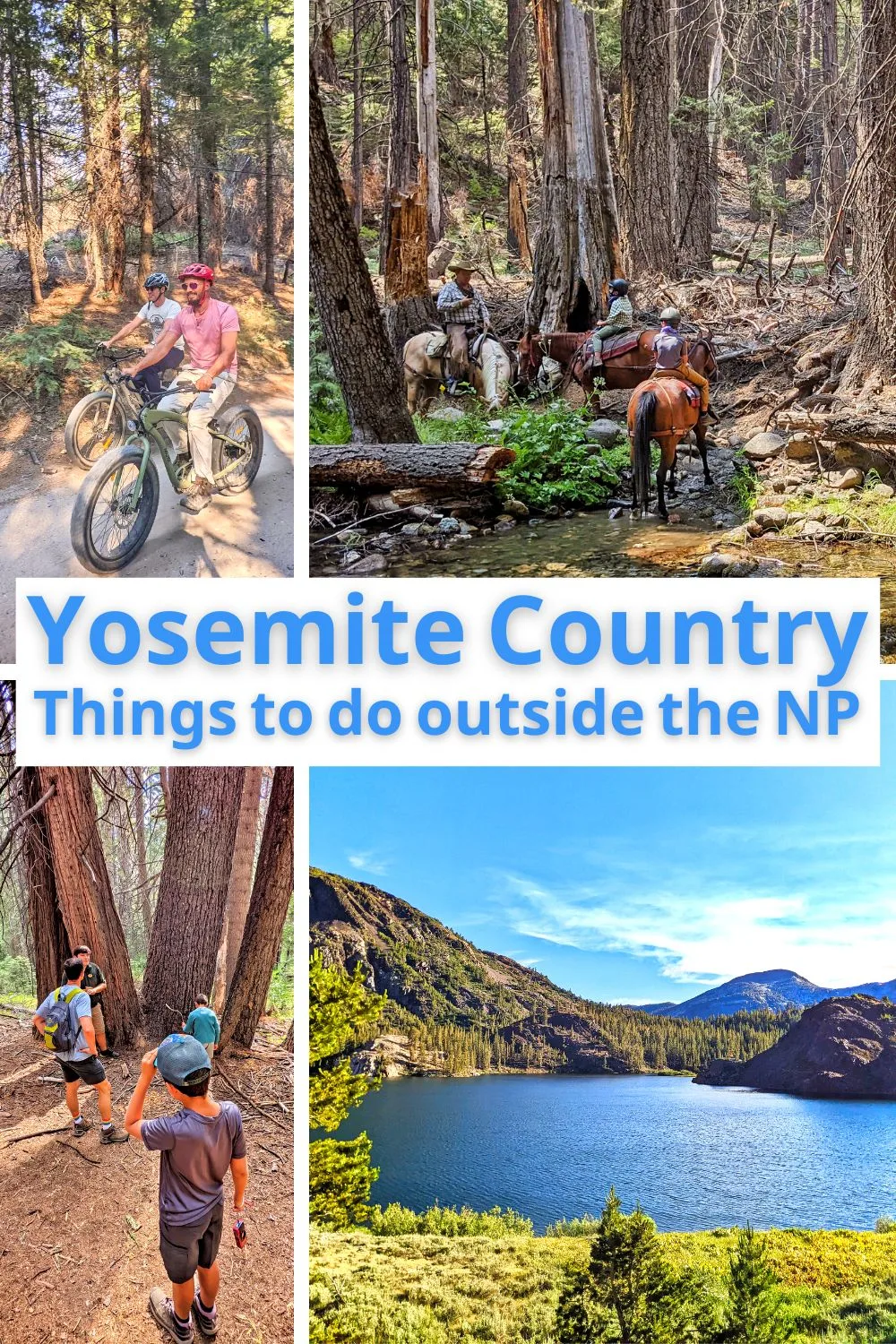 Outside of the National Park there are tons of things to do in Yosemite Country. From hiking in the Sierra National Forest to off-roading and horseback riding, our top picks for adventures outside the National Park.