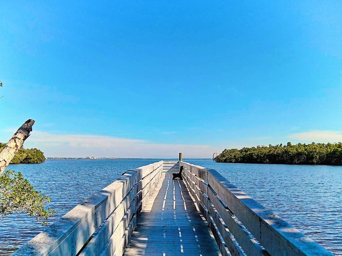 Galt Nature Preserve Boardwalk on Pine Island Fort Myers Florida