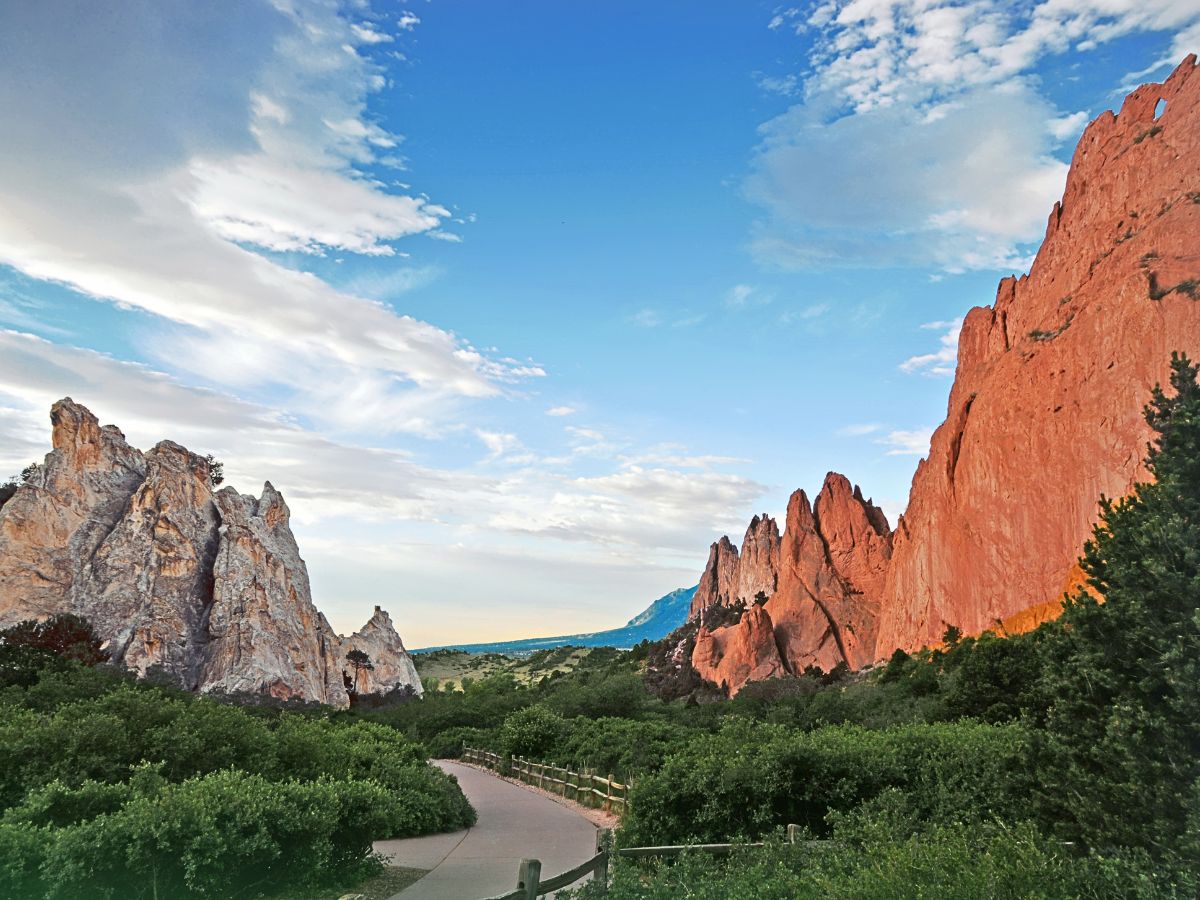 Garden of the Gods at Golden Hour Colorado Springs Colorado 1