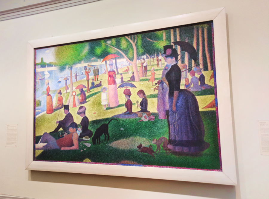 Georges Surat Sunday Afternoon at La Grande Jatte Art Institute of Chicago 2