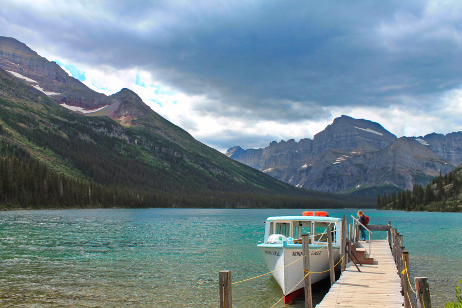 Glacier Boat Company tour on Swiftcurrent Lake Many Glacier National Park 7