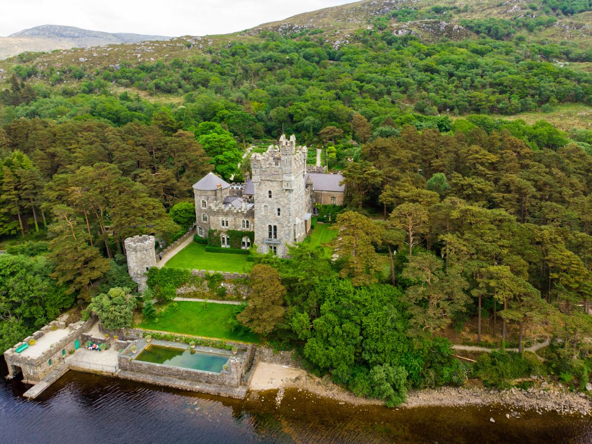 Glenveagh Castle near Donegal Ireland