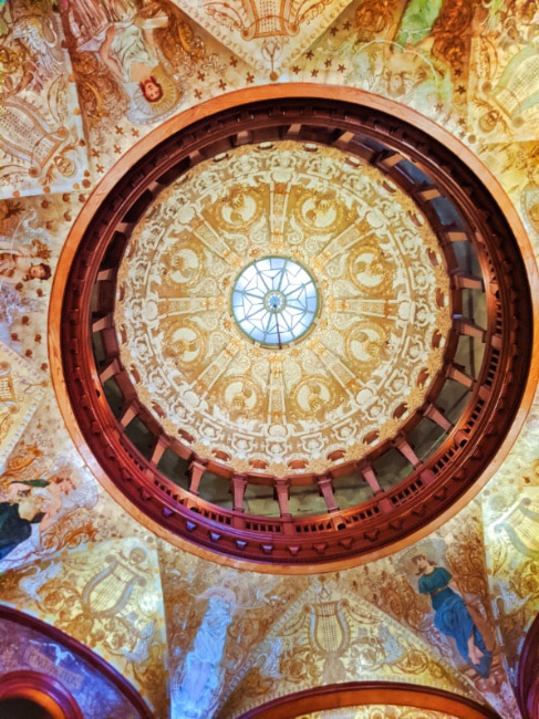 Gold Leafed Rotunda at Flagler College St Augustine FL 2