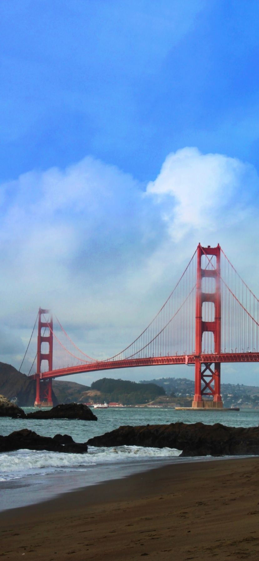 Golden Gate Bridge from Baker Beach San Francisco
