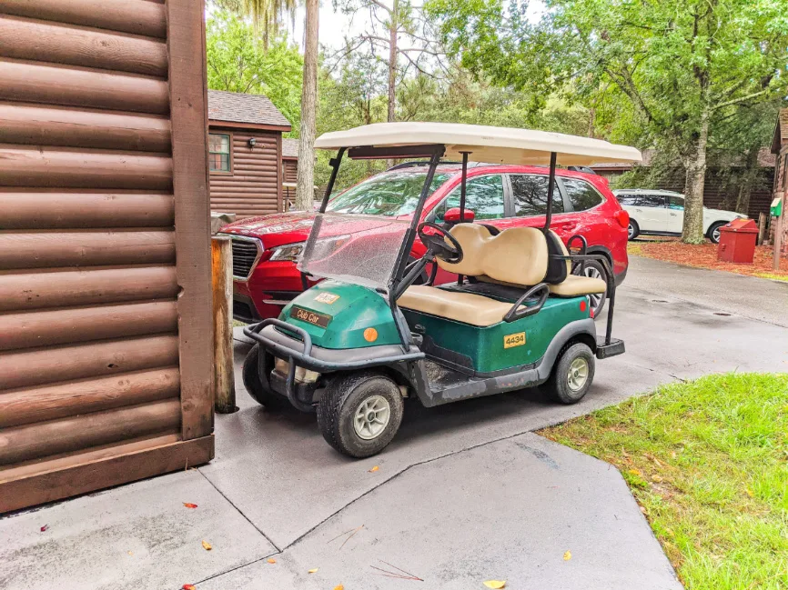 Golf Cart at Fort Wilderness Resort and Campground Disney World Orlando 4