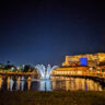 Gran Destino Tower at night at Disneys Coronado Springs Resort Walt Disney World 3