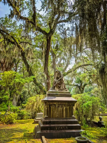 Graves at Bonaventure Cemetery Savannah Georgia 19