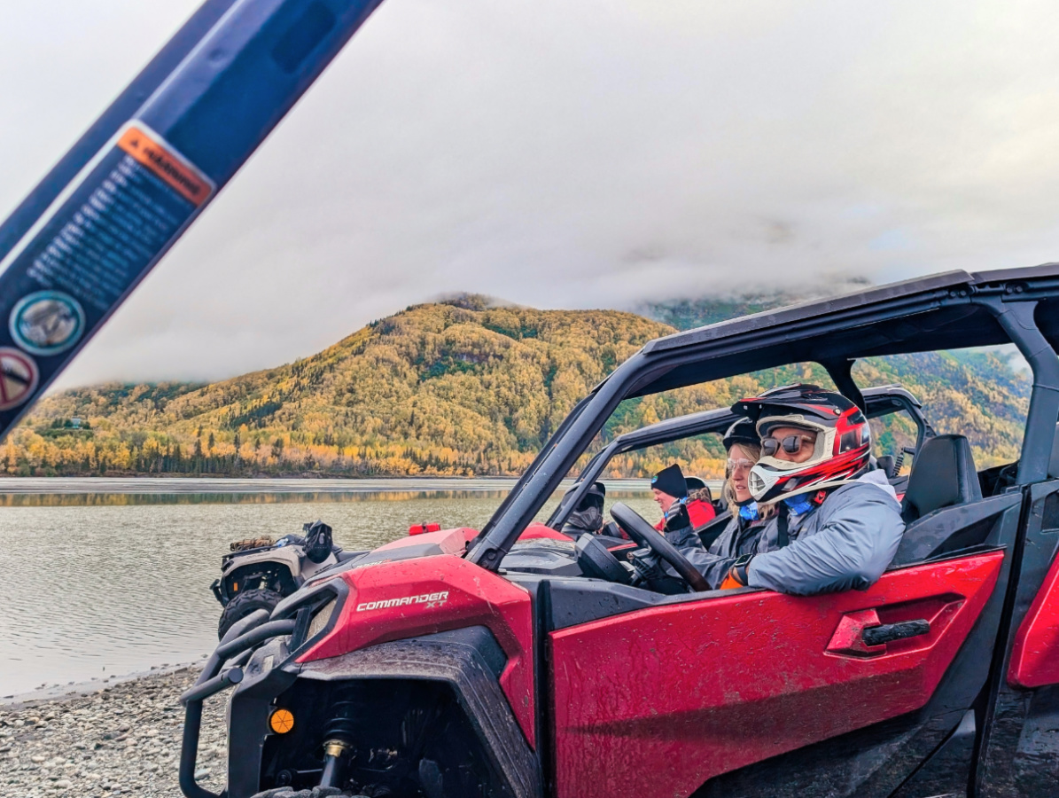 Guests doing ATV tour Alaska Backcountry Adventure Tours Palmer Alaska 1