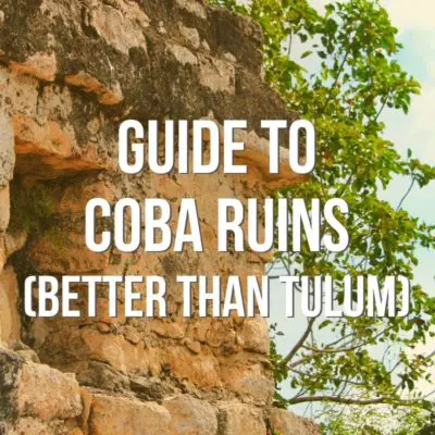 Visiting the Coba Ruins Archaeological Site is a great Cancun day trip. Info for how to get there, guided tours, and what to expect at Coba.